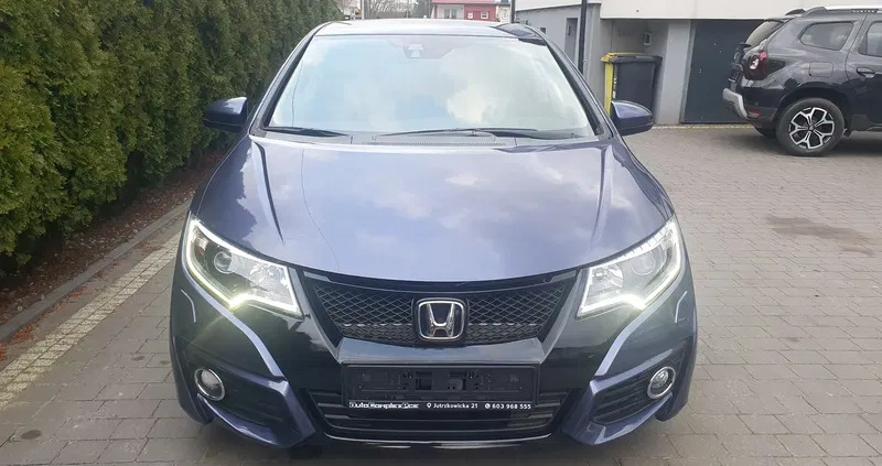 honda civic łódzkie Honda Civic cena 39900 przebieg: 130000, rok produkcji 2015 z Rybnik